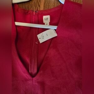 GAP True Red V-Neck Sheath Dress XL